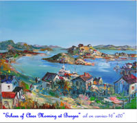 Echoes of clear morning at burgeo